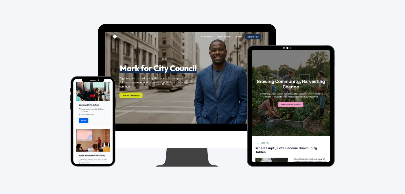 NationBuilder Themes - Say Hey Studio