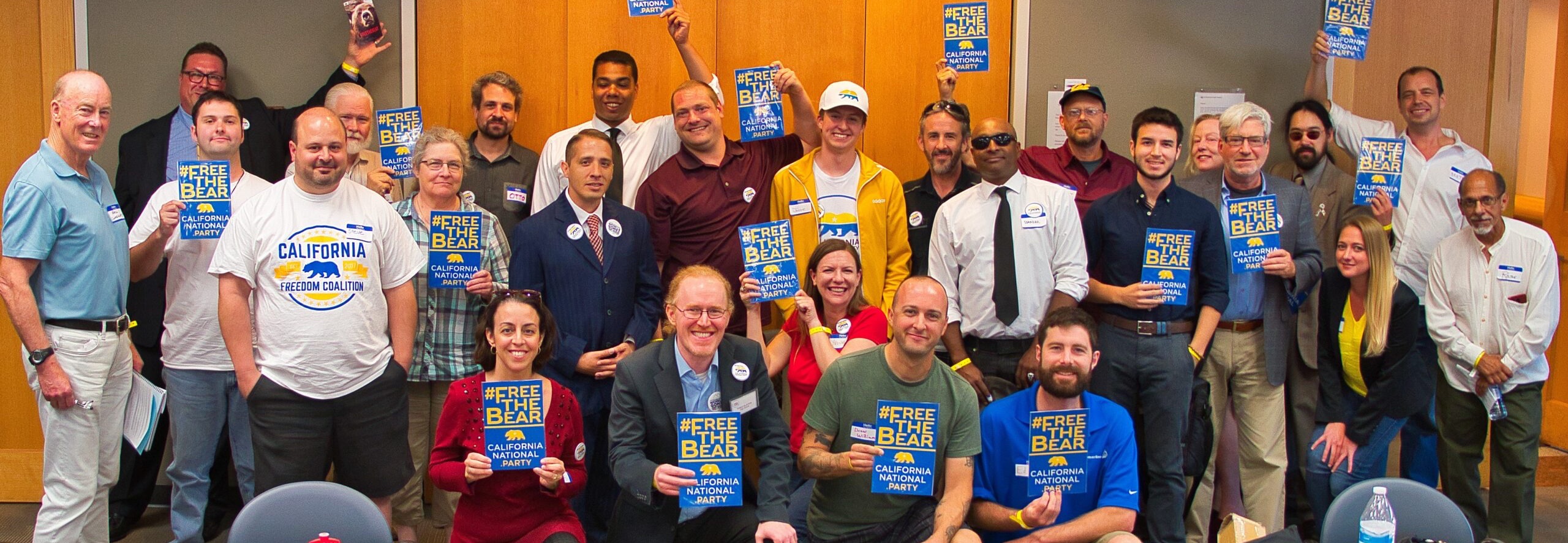 California National Party members at conference