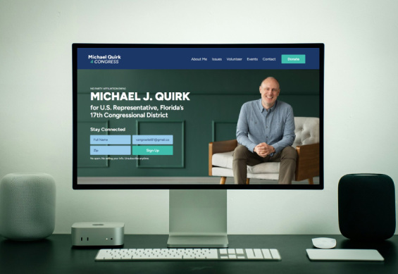 Michael Quirk for Florida’s 17th Congressional District Webite