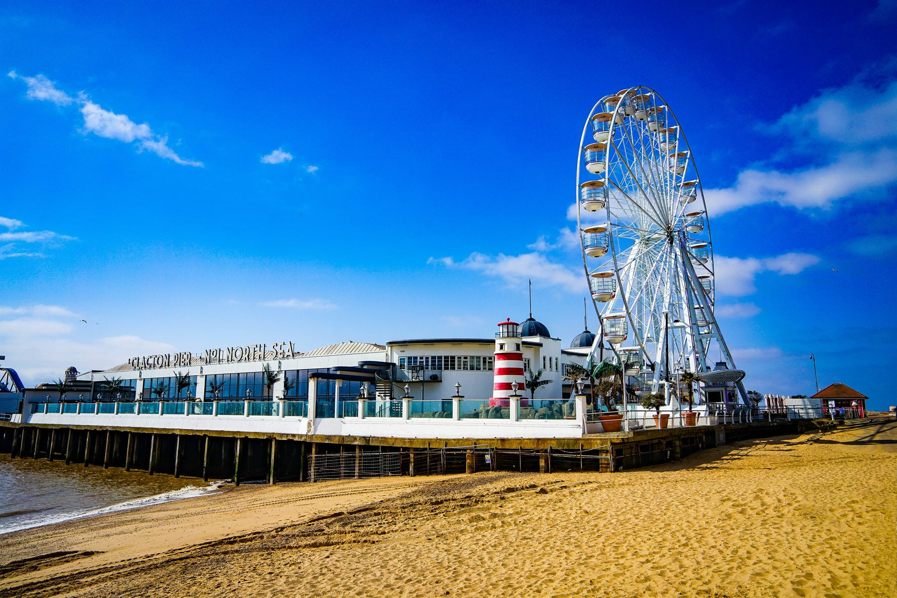 The seafront at Clacton-on-Sea