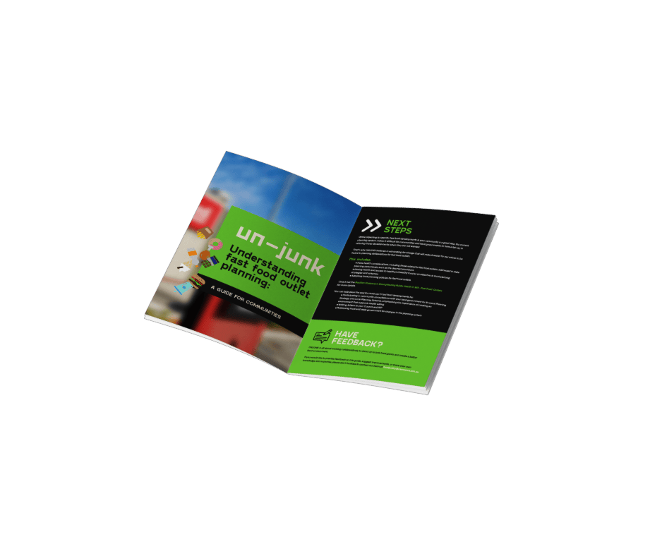 un-junk: Understanding fast food outlet planning — a guide for communities
