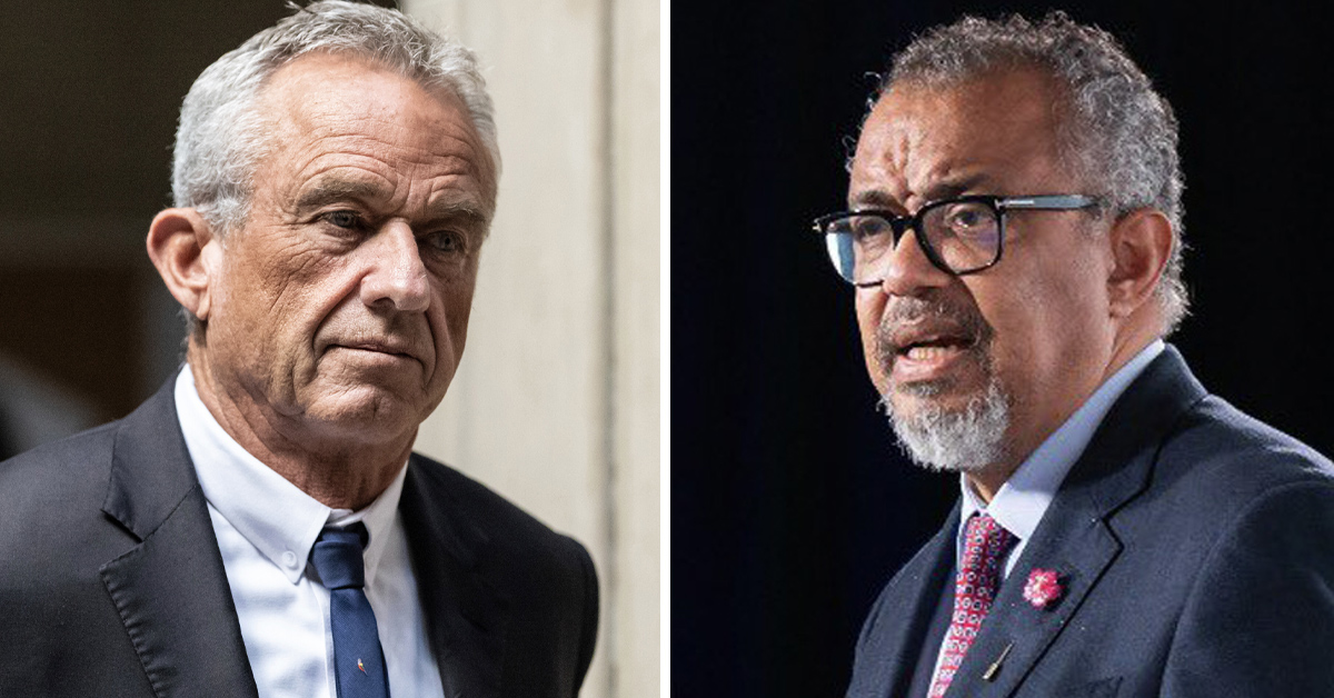 AP Photo/Stefan Jeremiah (left) and X / DrTedros (right)
