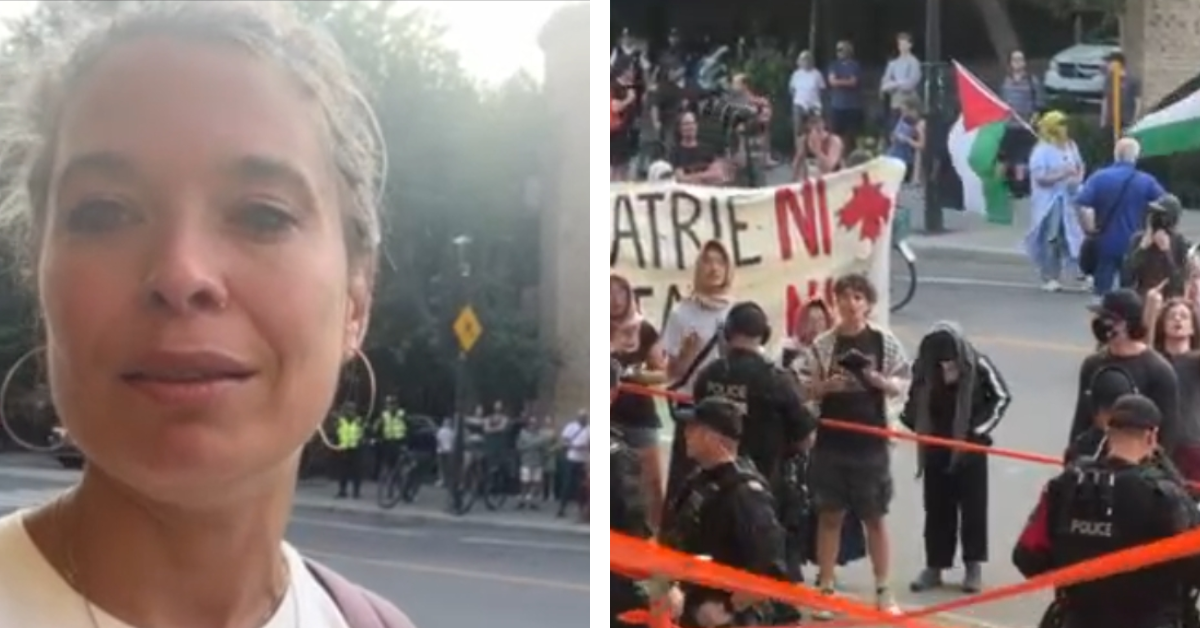 BREAKING: Montrealers, police gather outside church hosting Christian rocker, Sean Feucht