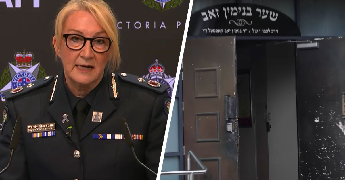 Police make fresh arrest in SHOCKING Melbourne synagogue firebombing case