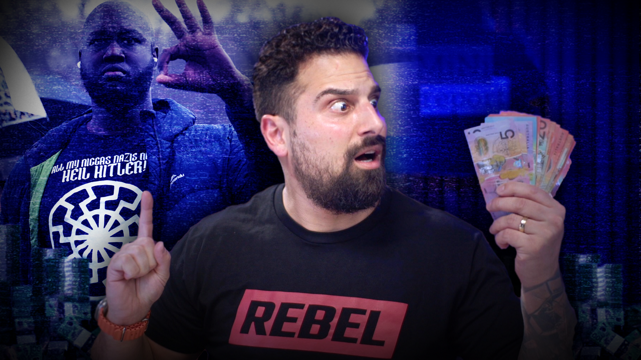 WATCH: Did Avi Yemini REALLY pay a black Nazi to stage a FALSE FLAG?