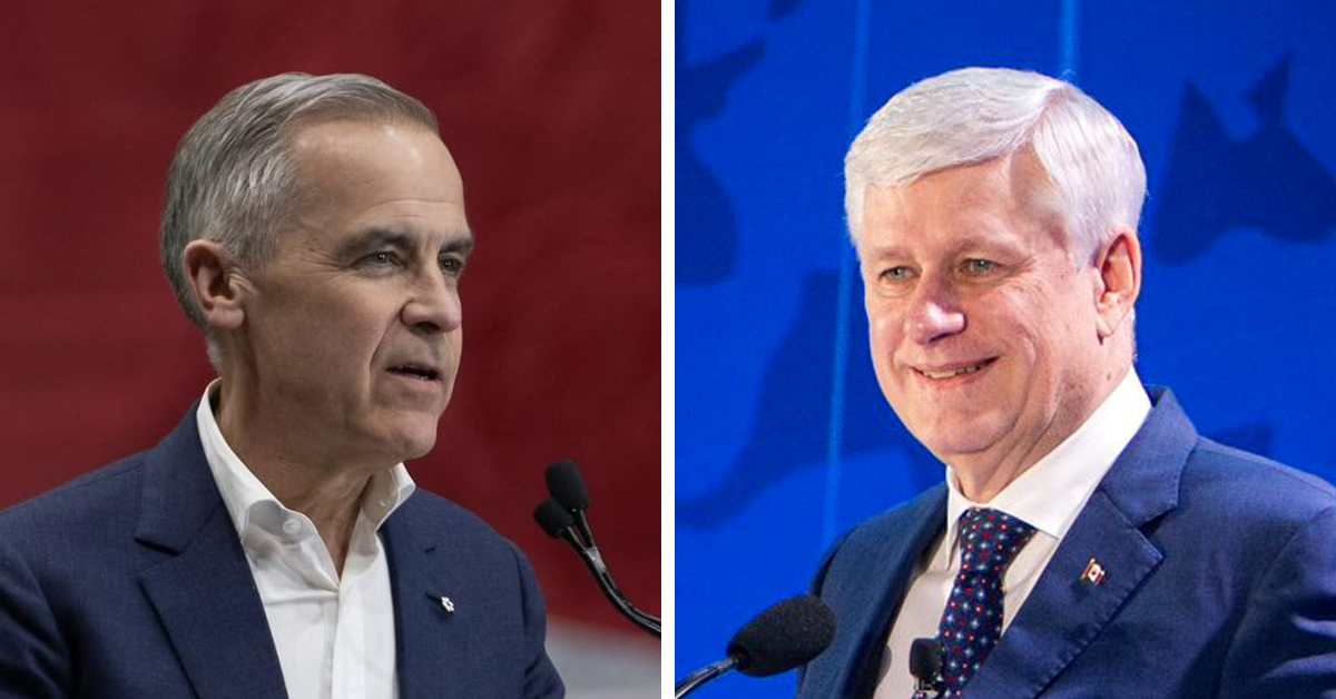 X / stephenharper (right)