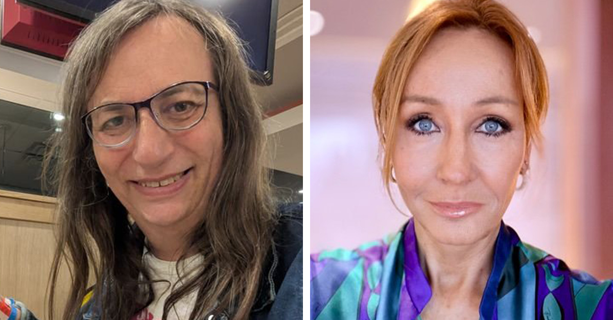  X / MorganeOgerBC (left) and X / jk_rowling (right)