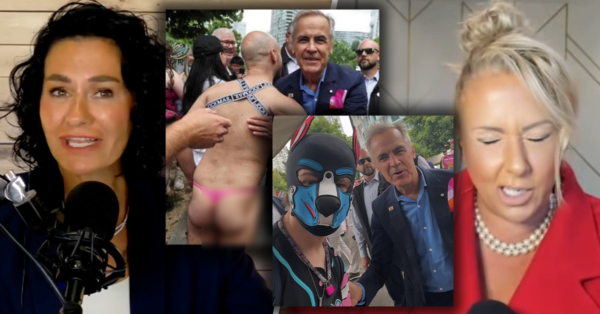 Carney raises eyebrows at Vancouver Pride while hugging nearly naked man in G-string
