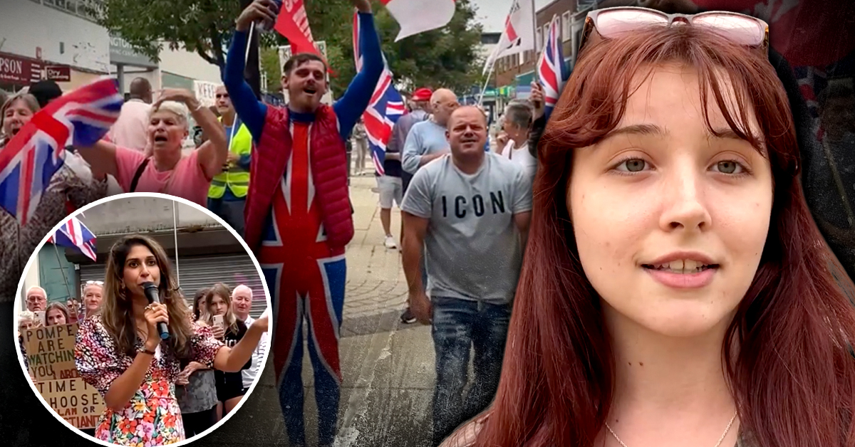 'Detained and deported': Suella Braverman joins anti-migrant protest in England