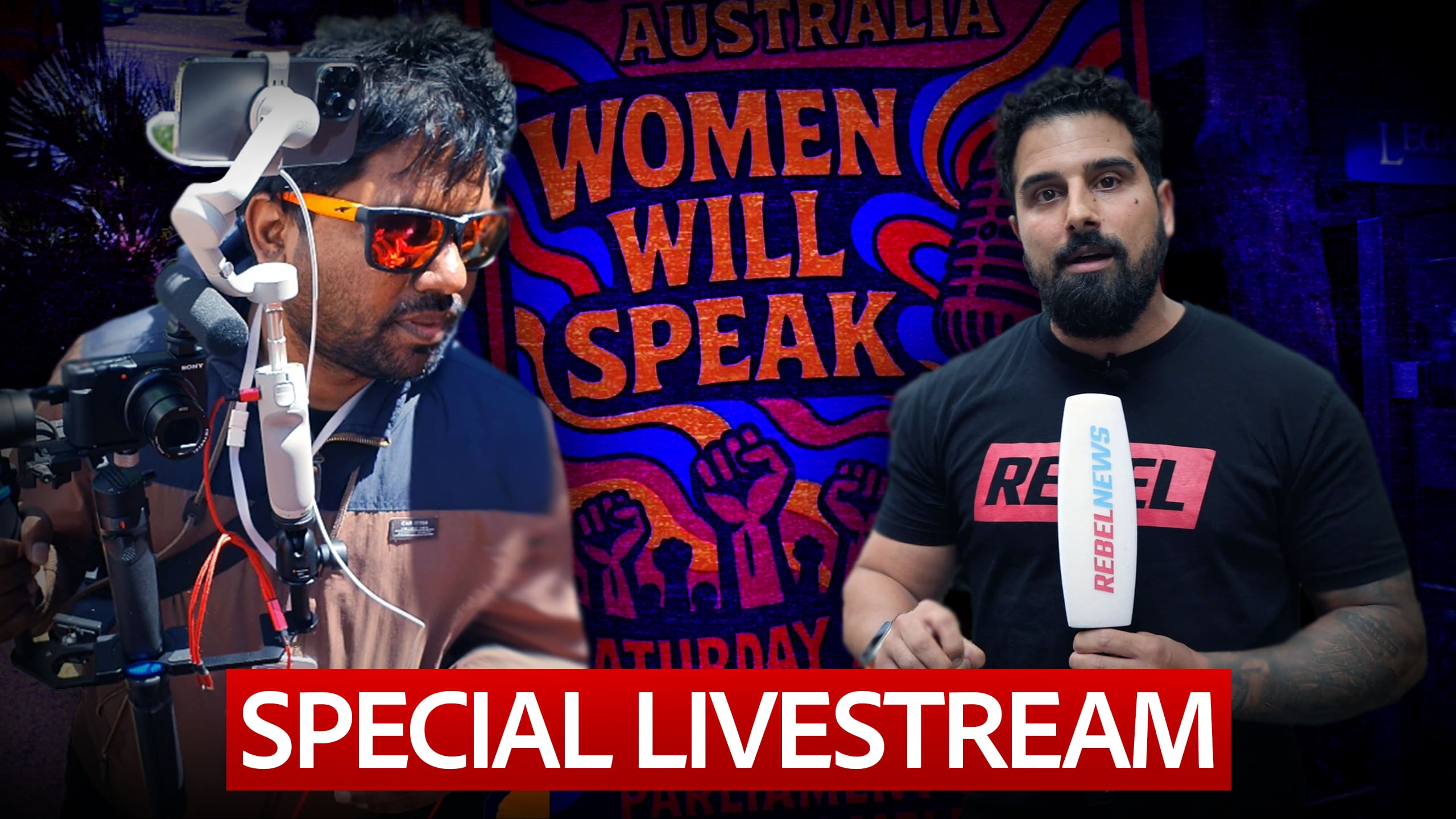 🔴 WATCH LIVE: Women Will Speak rally faces VIOLENT Antifa threats