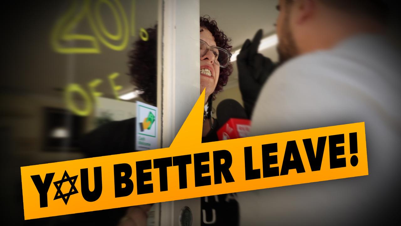WATCH: Avi Yemini confronts WOKE hairdresser BANNING Israelis