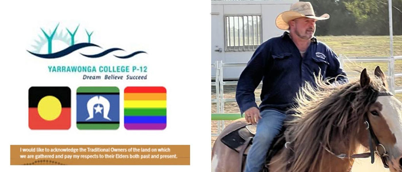 Brett Butler (right) shared an image of the email to Facebook (left) / Source: Facebook