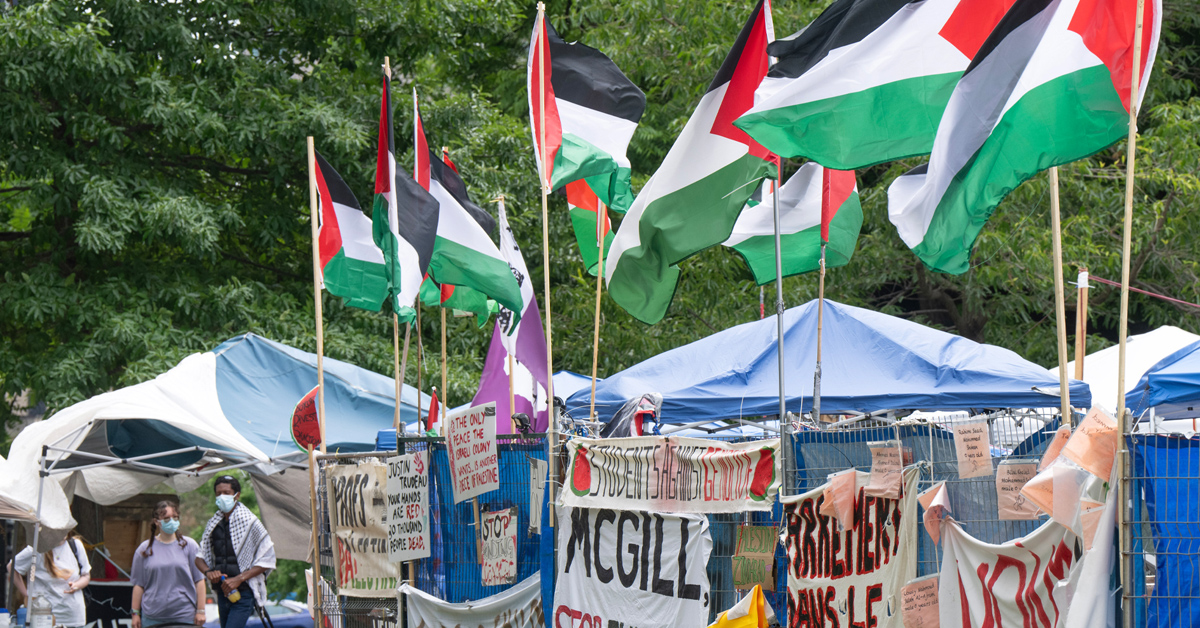 CSIS claims anti-Israel university camps 'unlikely' to be violent