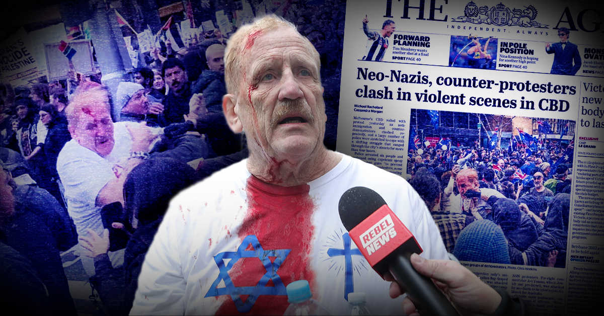 BUSTED: How The Age FRONT PAGE turned a victim into a Nazi