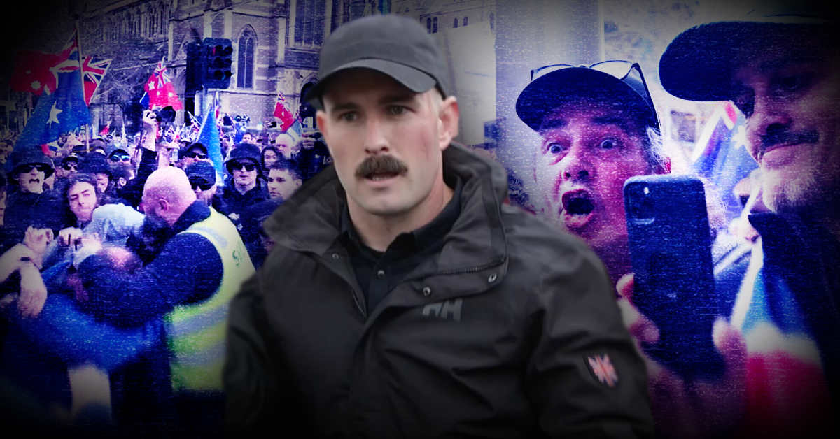 FULL VIDEO: Neo-Nazi thugs ATTACK Jewish journalist Avi Yemini LIVE on air