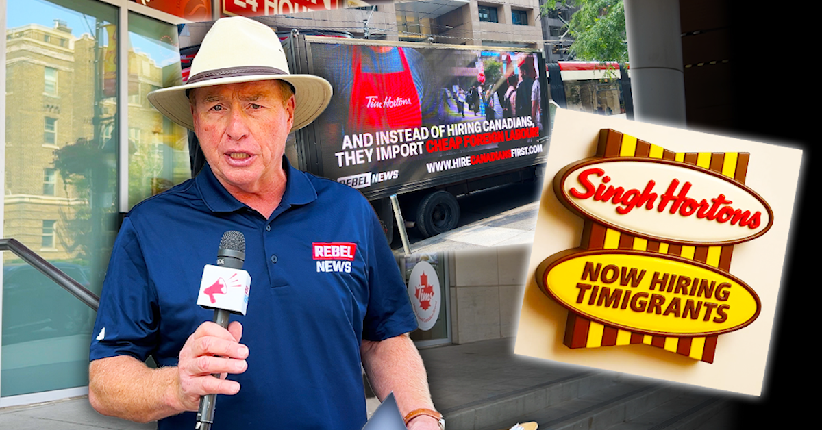 Tim Hortons loves to wrap itself in the Canadian flag, but why won't they hire Canadians?