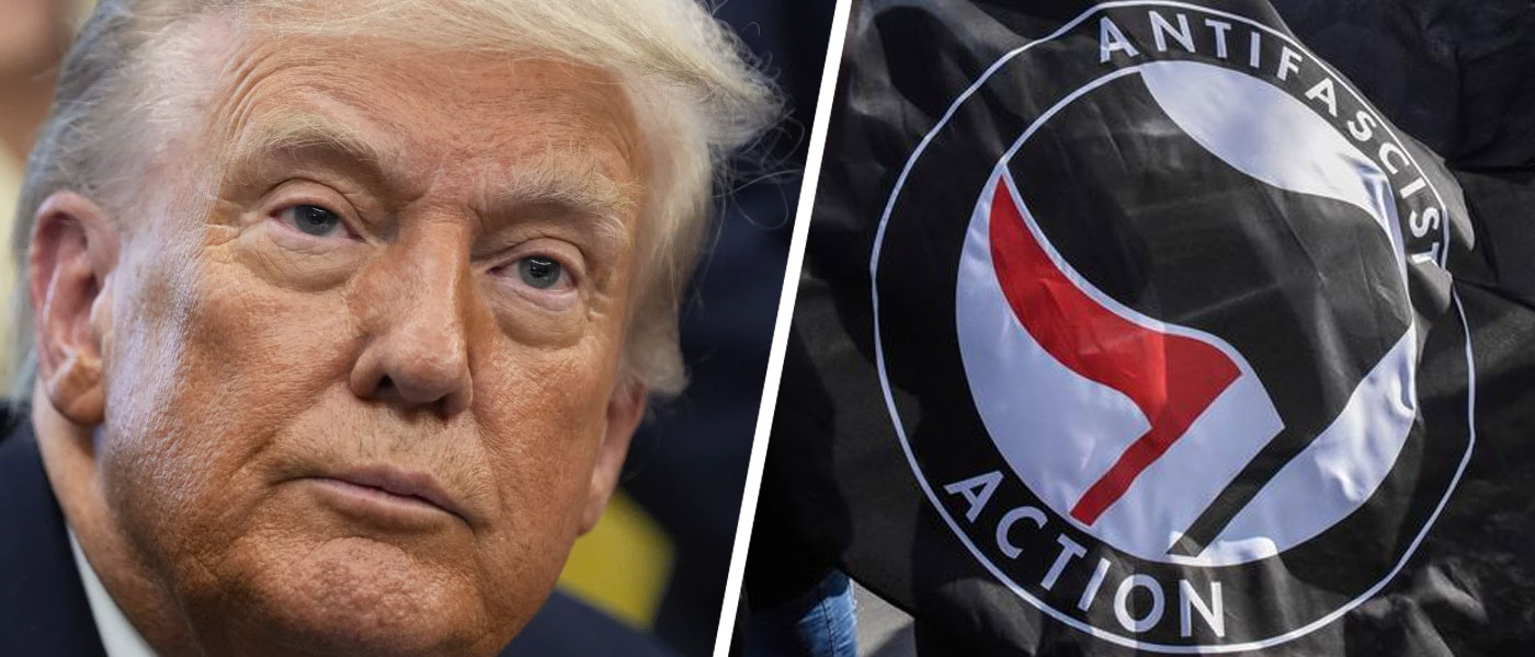 Trump slammed Antifa as 'SICK, DANGEROUS, RADICAL LEFT DISASTER' / AP