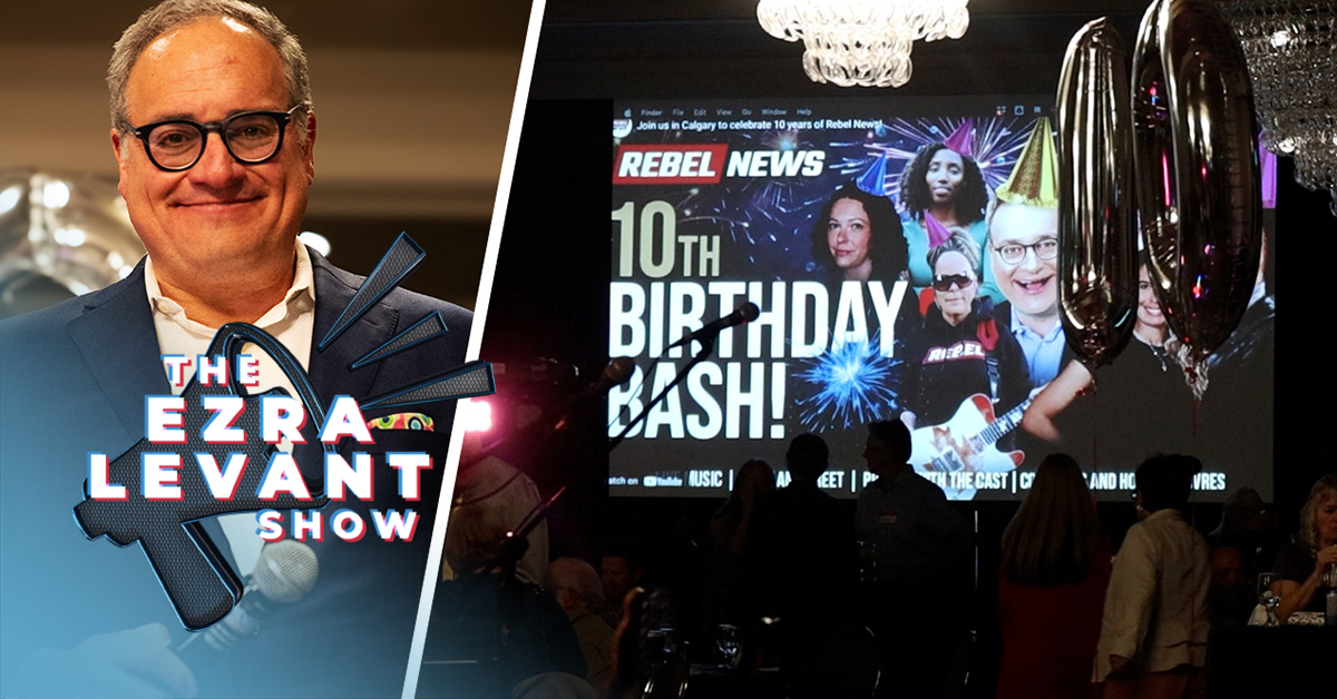 Patriots unite in Calgary to celebrate 10 years of Rebel News