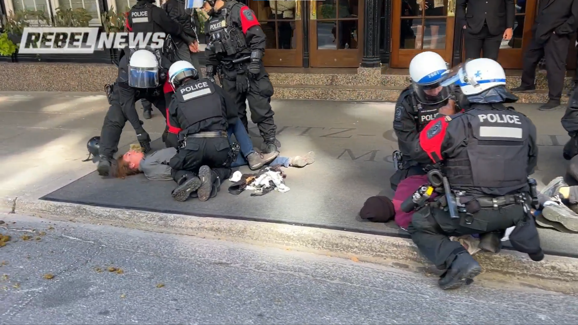 Four arrested as Antifa radicals clash with parents at Montreal rally