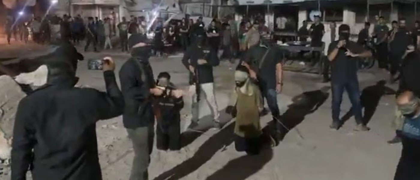 Hamas has executed three Gazans, accusing them of collaborating with Israel. / Picture: X