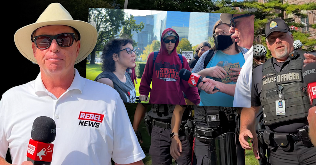 Far-left turns violent at peaceful demonstration against gender ideology