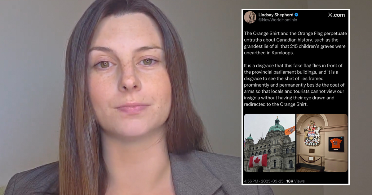 B.C. Conservative staffer fired for comments on reconciliation shirt, flag