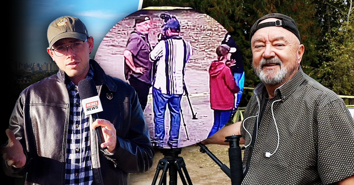 Global News videographer grabs Rebel News cameraman, lies about it