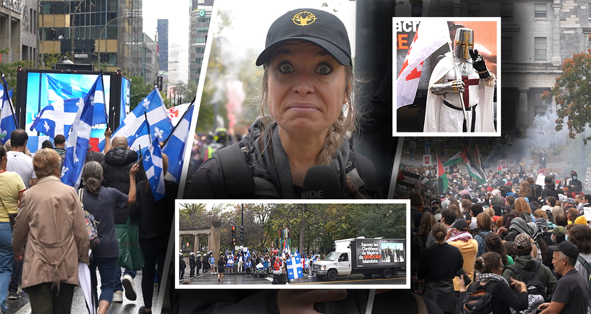 Deuxième anniversaire de l’attaque terroriste du Hamas : manifestations à Montréal