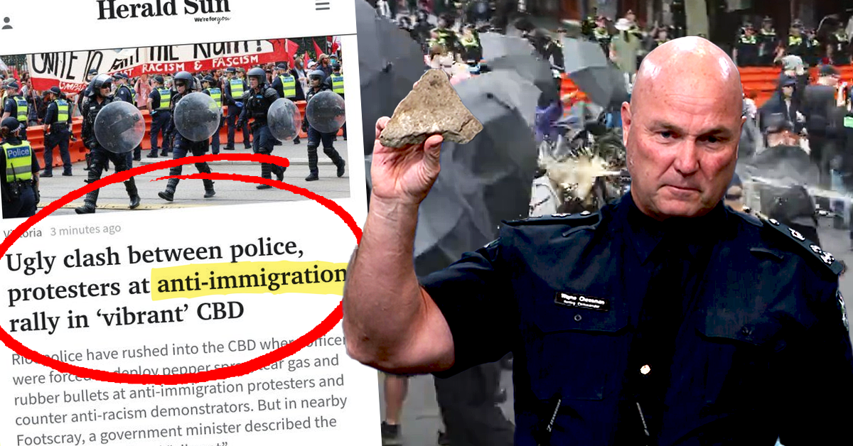 Police forced to FINALLY admit to Melbourne’s UNHINGED left-wing problem