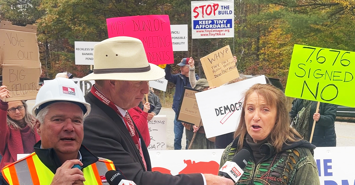 Tiny Township residents rebel against massive gov't complex