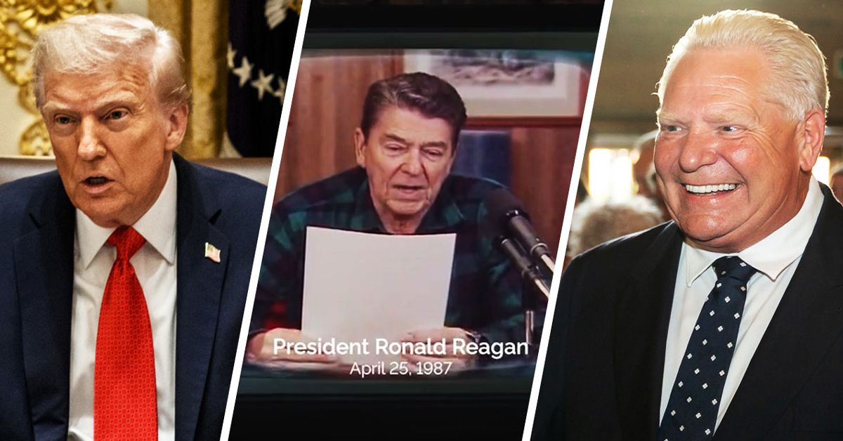 Ford's fake Reagan ad blows up Canada-U.S. trade talks