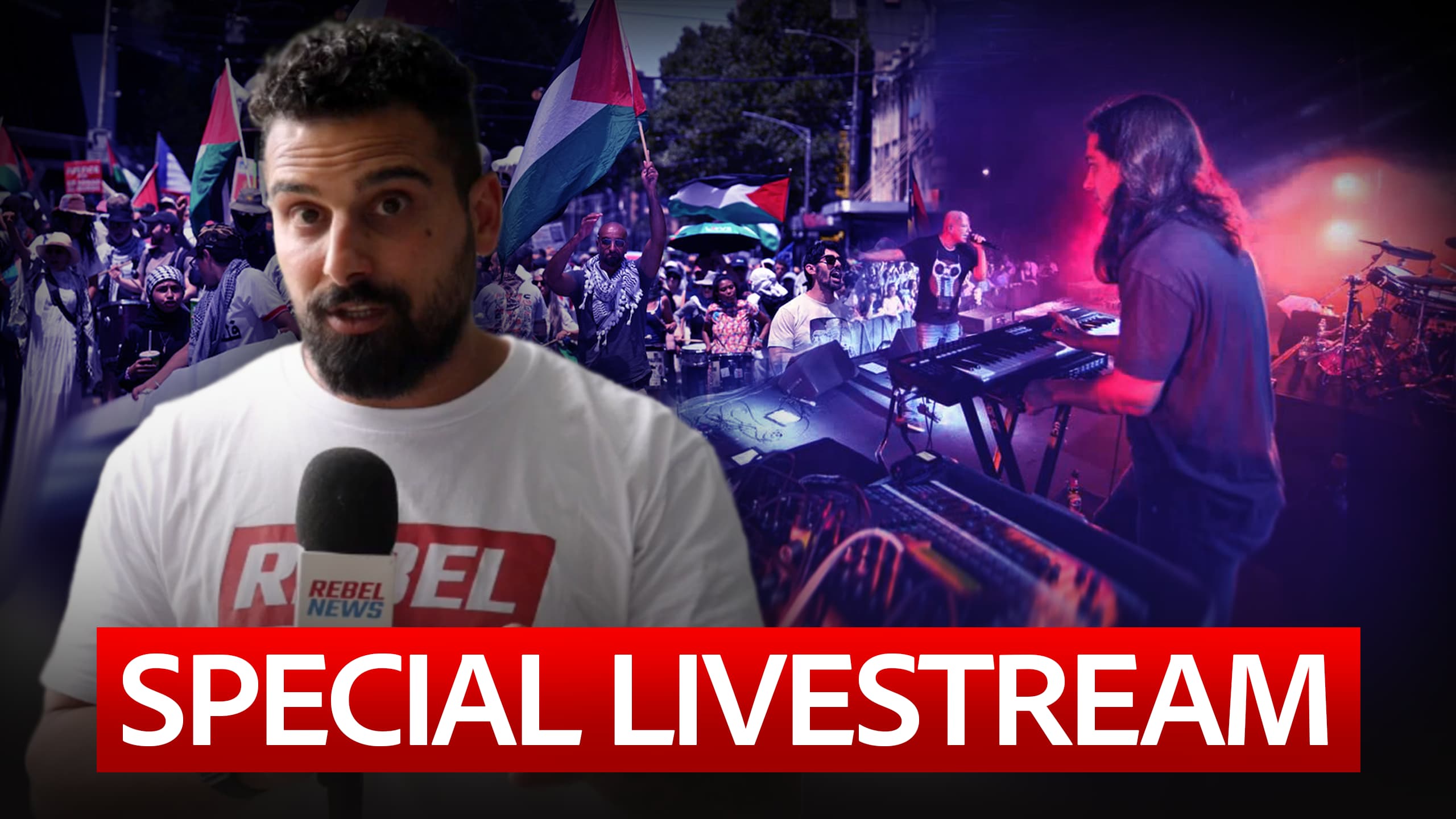 🔴 COUNTER PROTEST: Standing up to hate targeting Israeli music duo