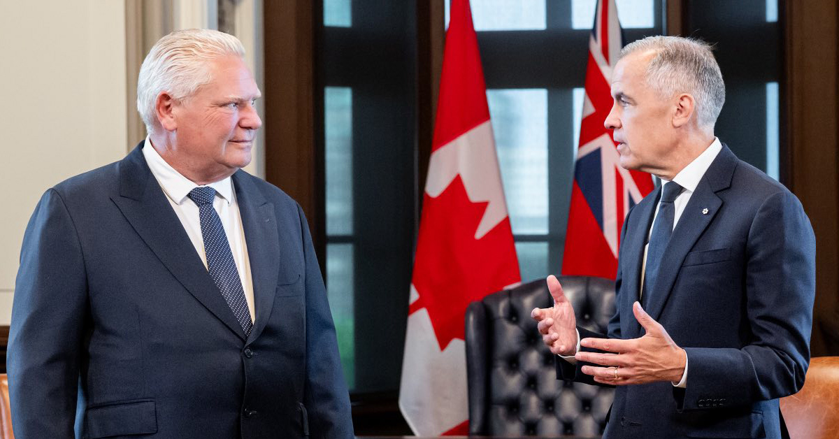 Ottawa won’t say who slept in Carney’s hotel room during his Muskoka sleepover with Doug Ford