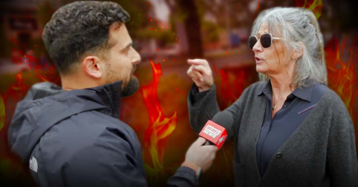 WATCH: Leftist MELTS DOWN when asked ONE simple question