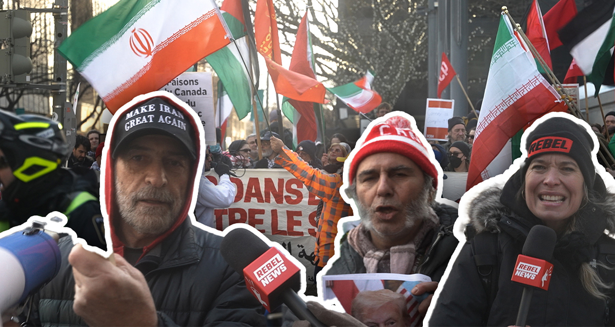 Des partisans du régime iranien font face à des opposants à Montréal