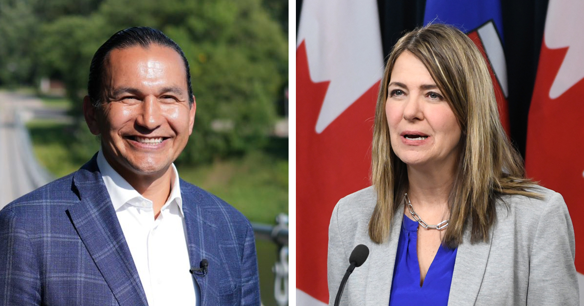 Wab Kinew lectures Alberta on consultation — but this was a citizen petition, not a government project