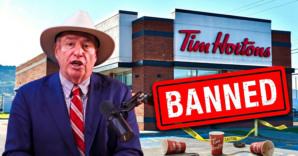 Rebel reporter banned for life from visiting Tim Hortons!
