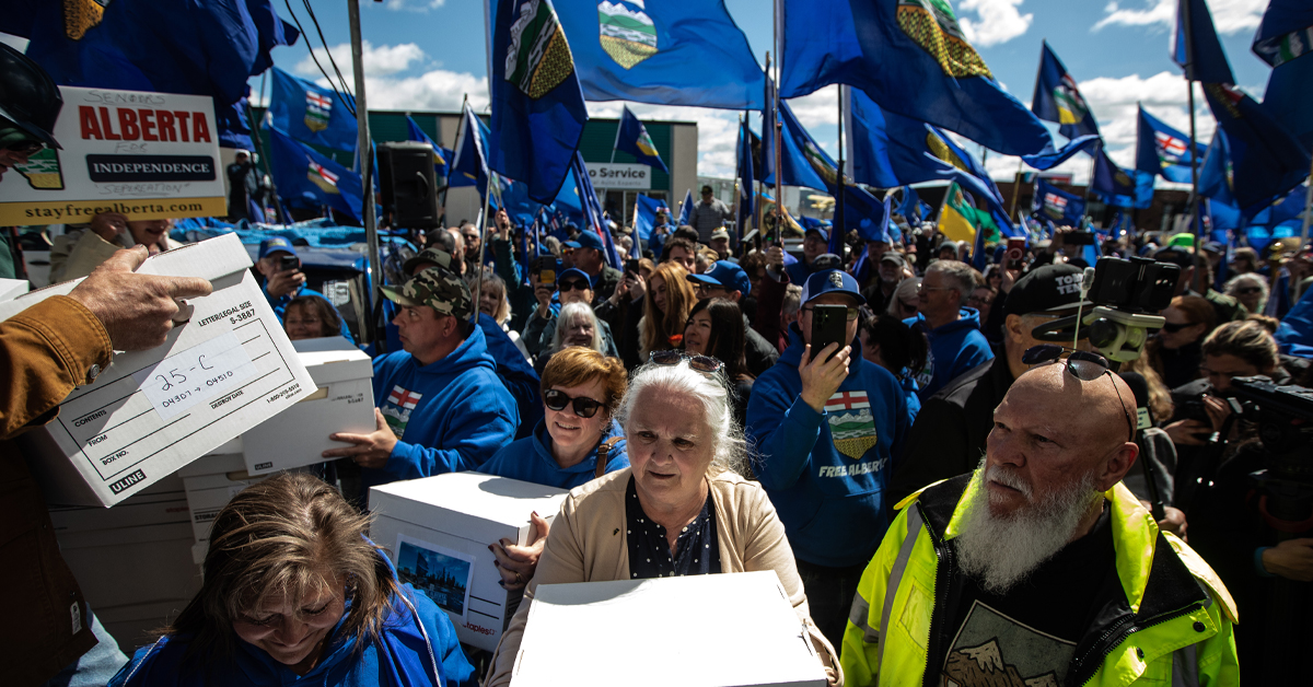 Is the Alberta independence movement just a bunch of angry white guys?