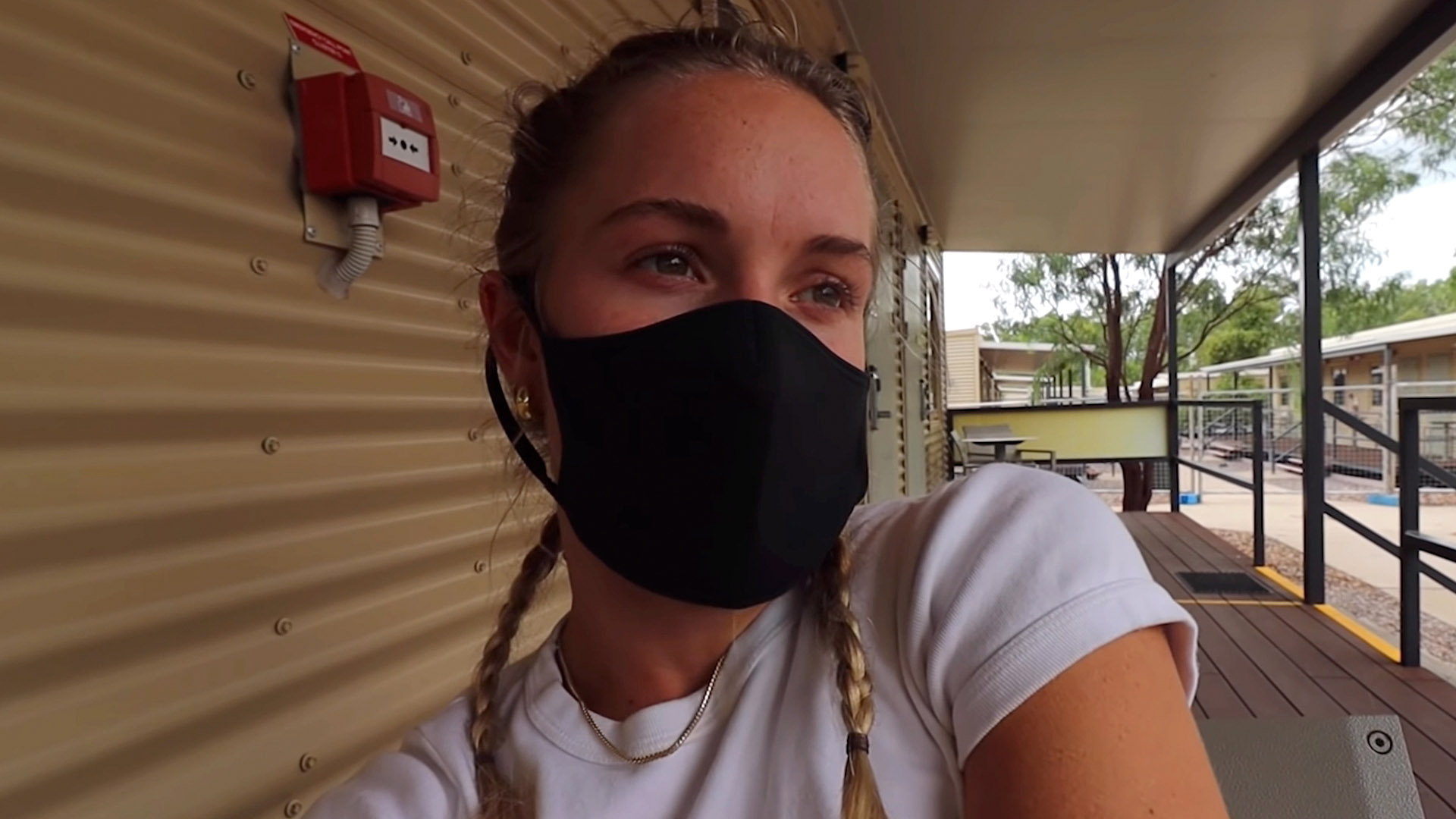 Aussie fitness influencer vlogs from forced quarantine camp, receives