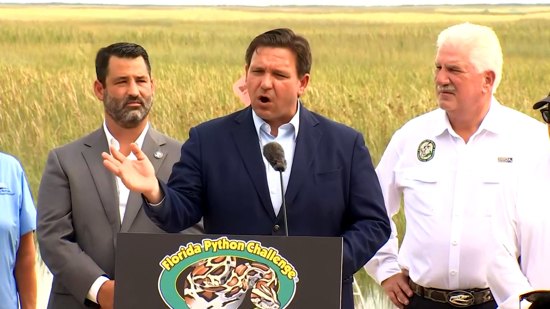 DeSantis Announces Event Removing Invasive Species From Everglades