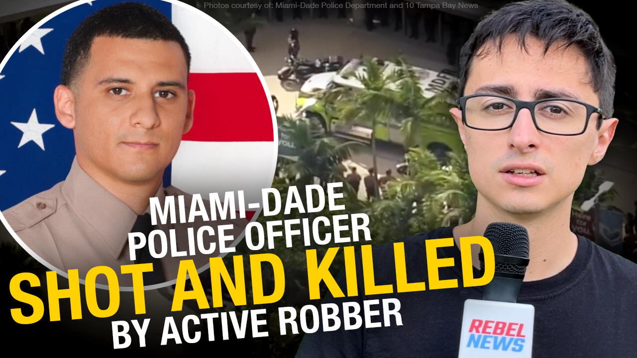 Miami-Dade PD Officer killed in a firefight with active robber - Rebel News