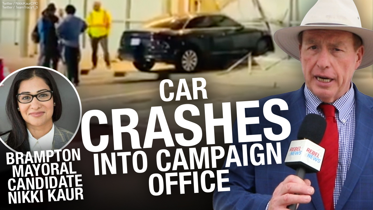 Nikki Kaur’s campaign HQ severely damaged when a car crashes into the