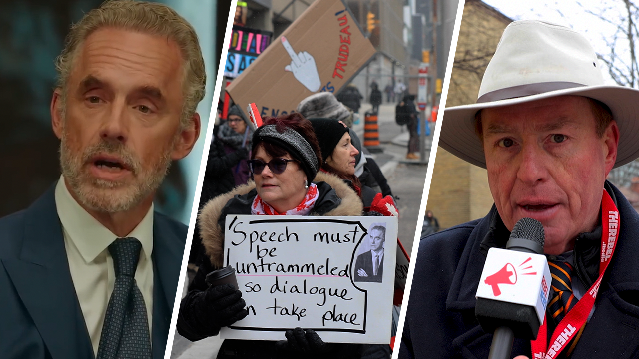 Psychological warfare! Hundreds of Dr. Jordan Peterson supporters protest outside the College of Psychologists of Ontario