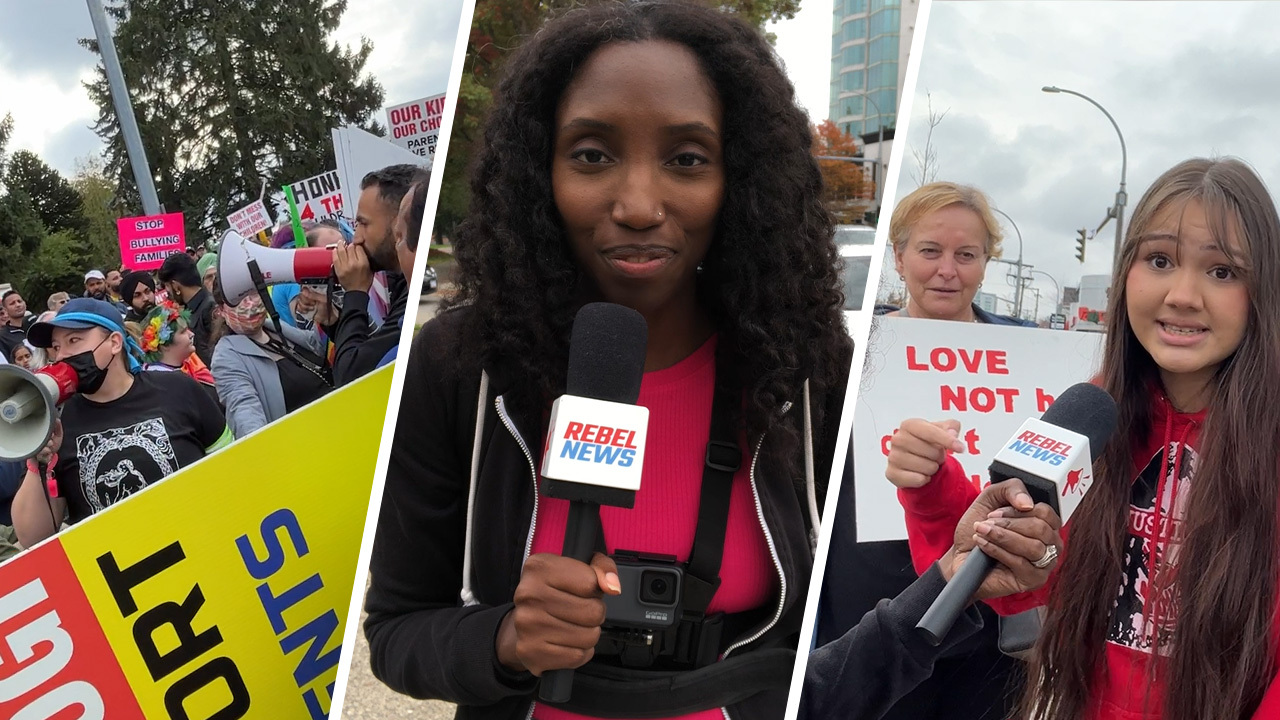 Hundreds in Abbotsford, BC rally for parental rights, protesting the sexualization of children in schools