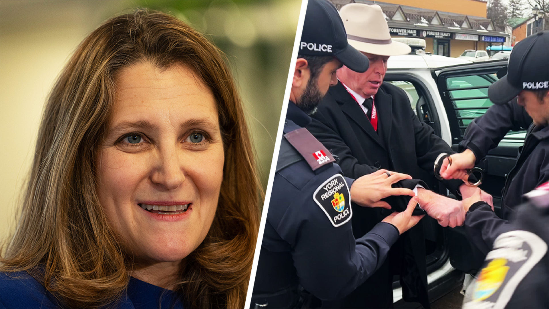 BREAKING Freeland refuses to comment on the false arrest of David
