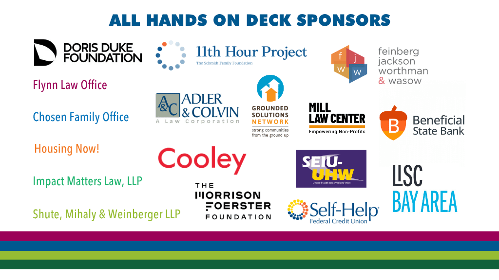 All Hands on Deck 2026 Sponsors A list of sponsors for our campaign