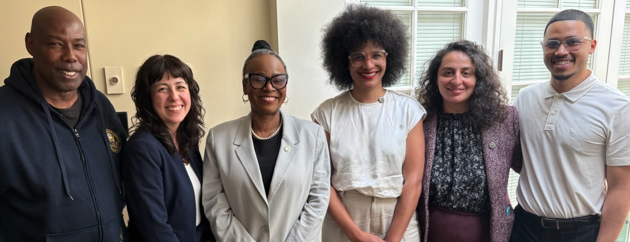 Law Center Staff with Leonard Brown, Kelly Groth, AM Tina McKinnor, Malik Gover