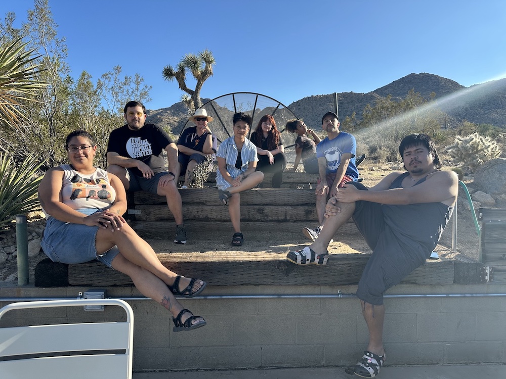 social impact center team at Joshua Tree retreat
