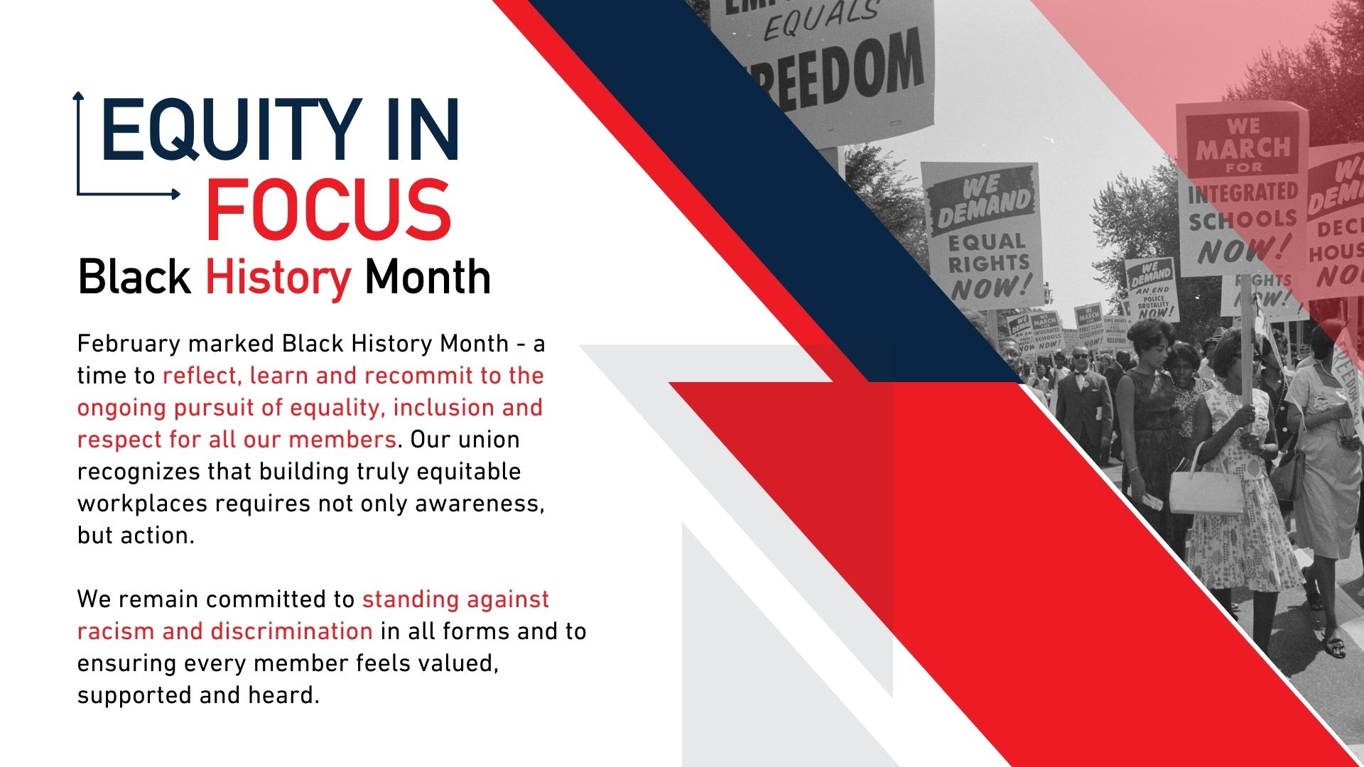 Equity in Focus - Black History Month 