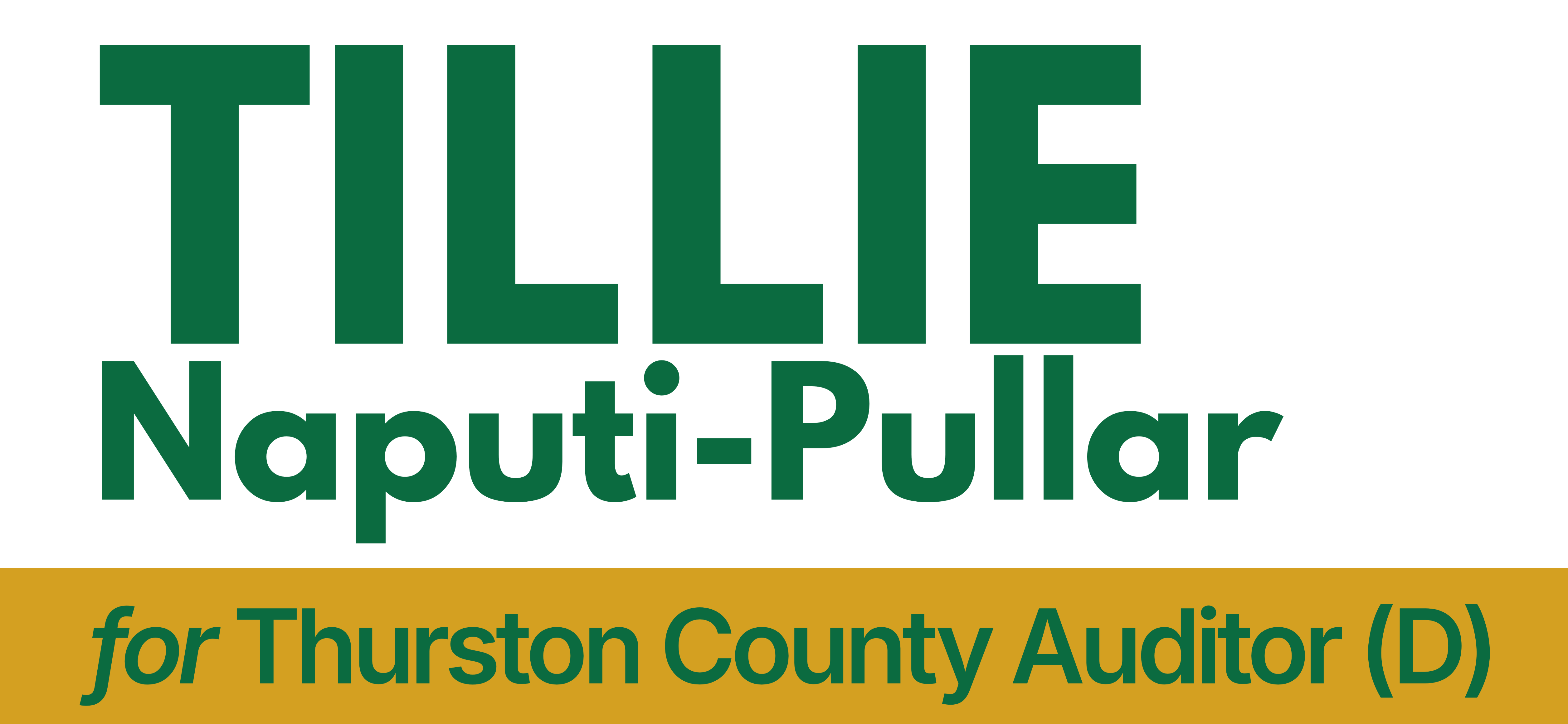 Paid for by: Tillie for Auditor